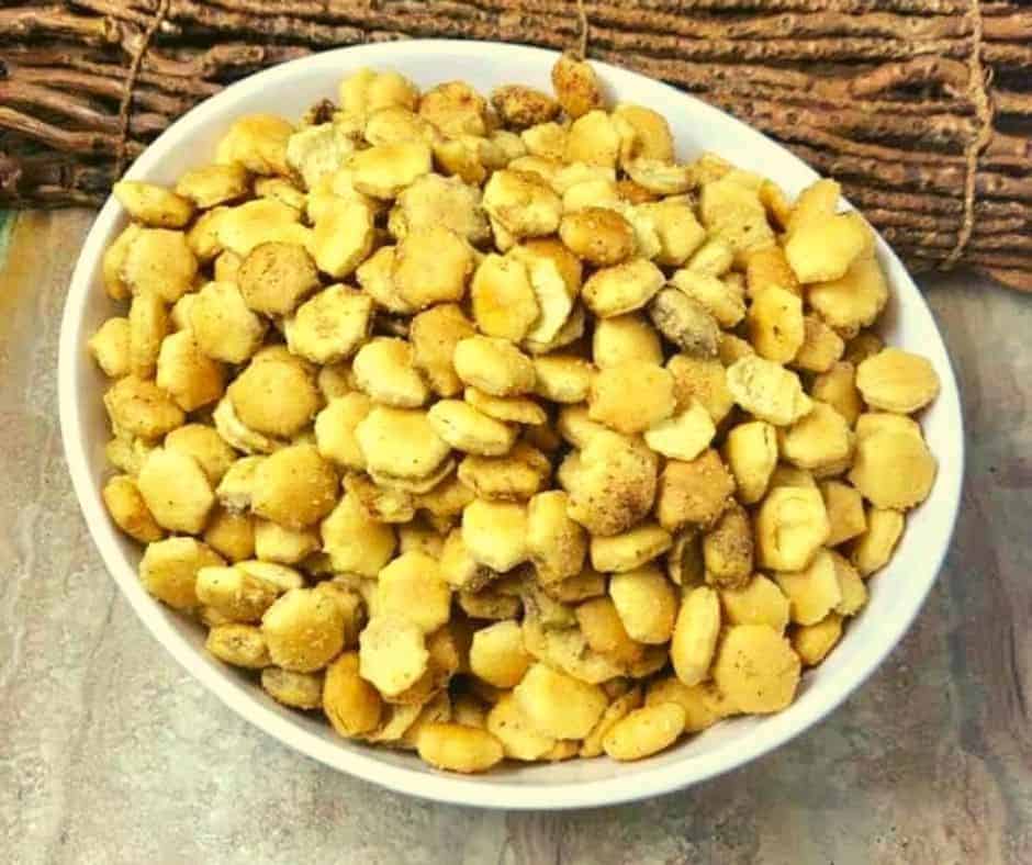 Air Fryer Ranch Oyster Crackers