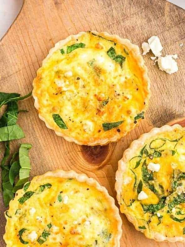 Air Fryer Bacon and Egg Quiche Lorraine Fork To Spoon