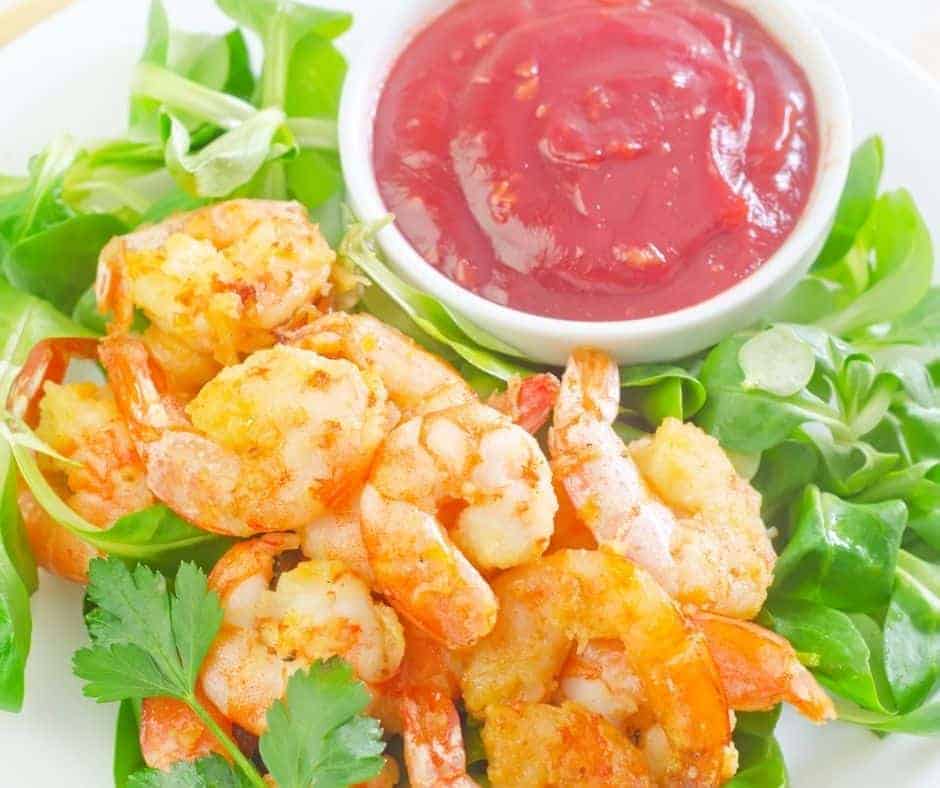 Air Fryer Sweet and Sour Shrimp