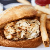 Crispy Air Fryer Crab Cake Sandwiches