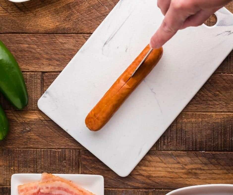 Cut the Hot Dog in Half