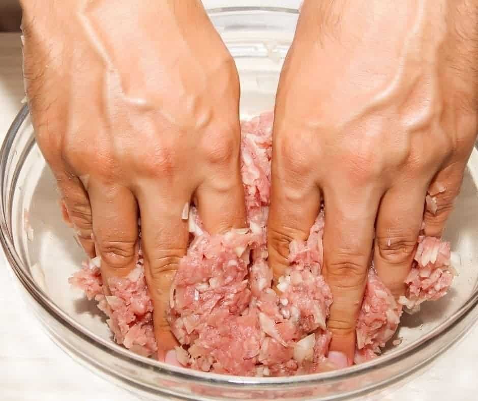 Ground Sausage in Bowl