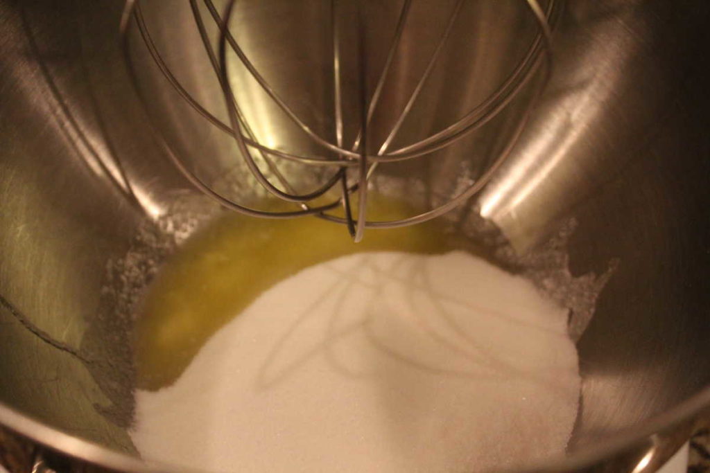 Lemon Curd Ingredients in Bowl