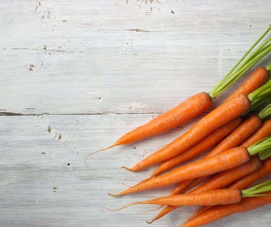 Ingredients Needed For Air Fryer Garlic Roasted Carrots
