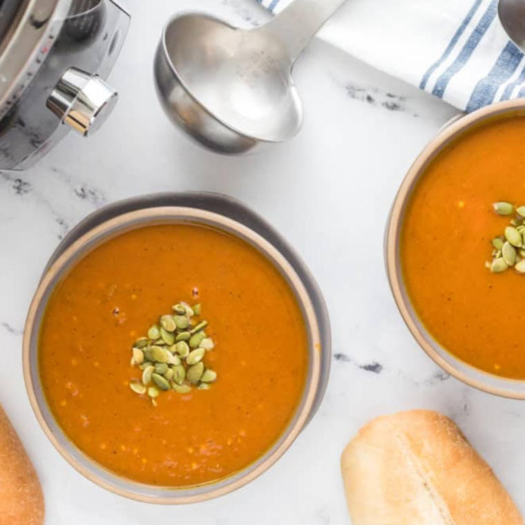 Instant Pot Autumn Squash Soup Recipe – Panera Copycat!