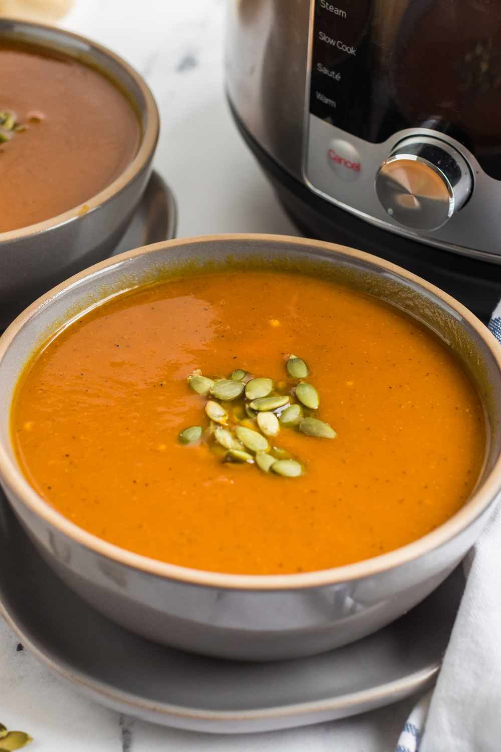 Instant Pot Curried Pumpkin Soup