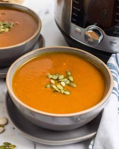 Instant Pot Curried Pumpkin Soup