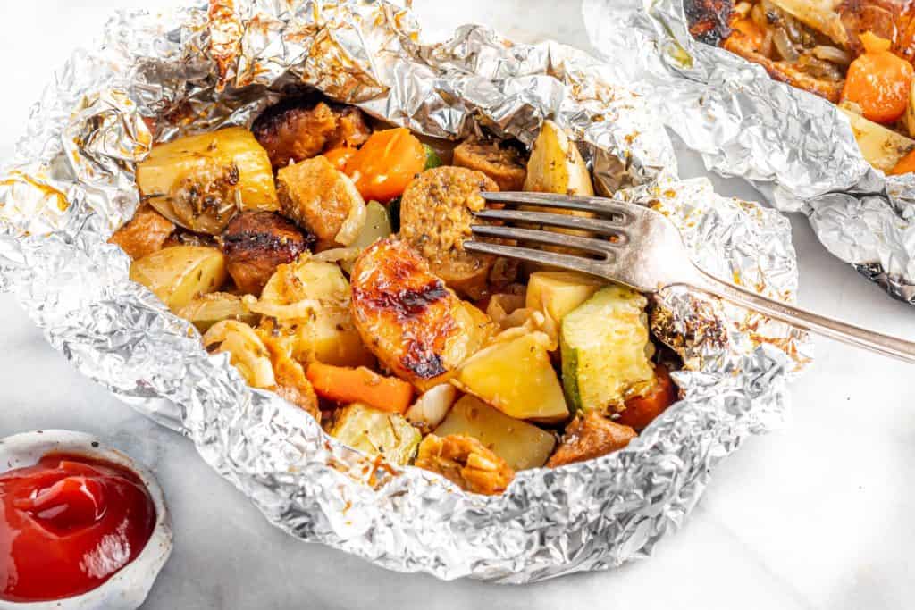 Can you cook foil packets in air fryer