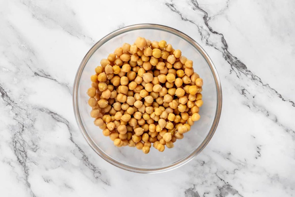 Air Fryer Onion and Garlic Roasted Chickpeas