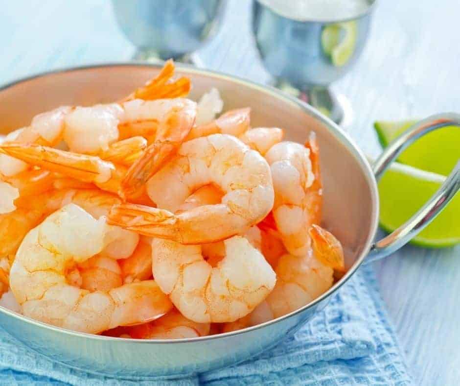 ingredients for shrimp po boy