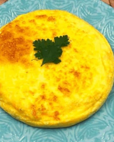 Air Fryer Easy Egg and Cheese Frittata