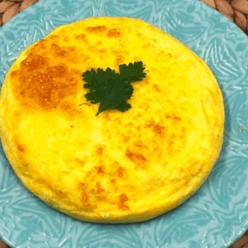 Air Fryer Easy Egg and Cheese Frittata - Fork To Spoon