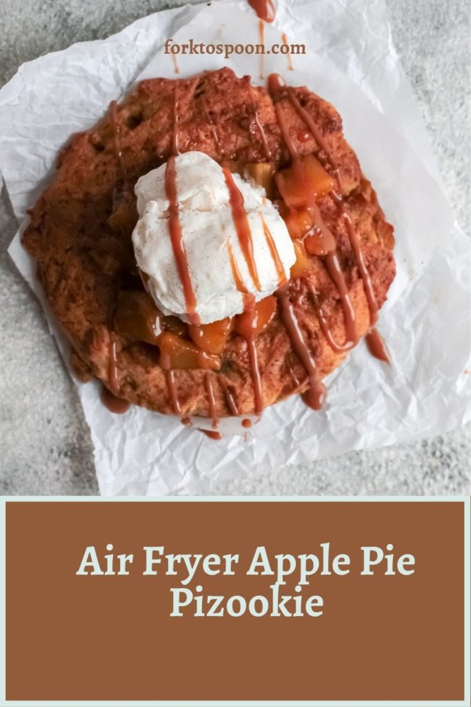 Air Fryer Apple Pie Pizookie