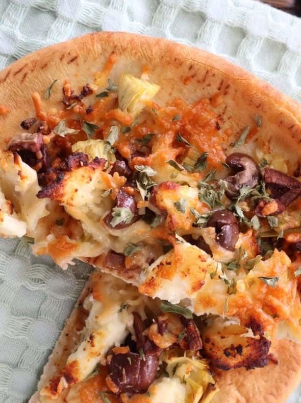 Air Fryer Flatbread Sandwich Fork To Spoon