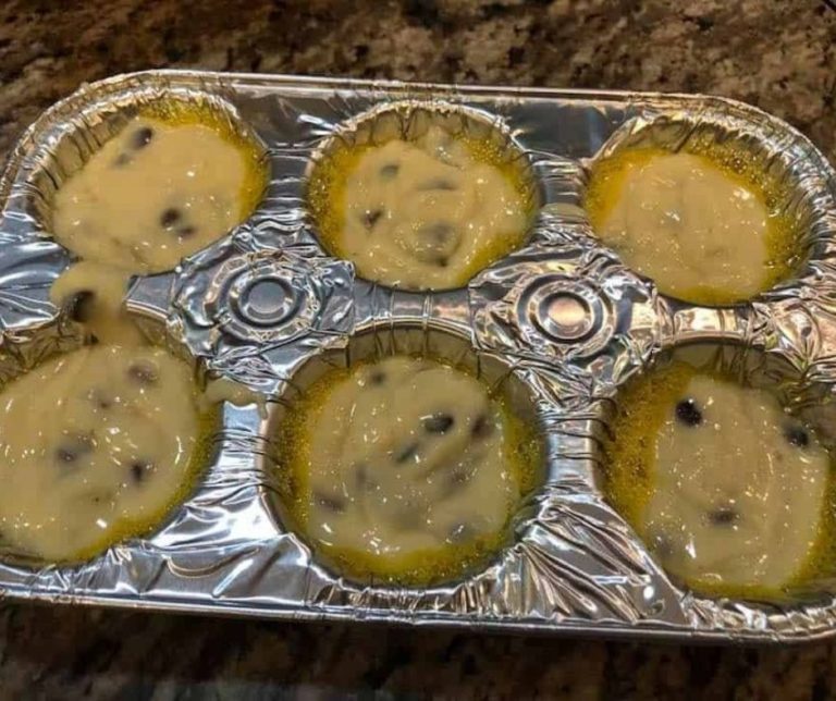 Air Fryer Betty Crocker Chocolate Chip Muffins Fork To Spoon