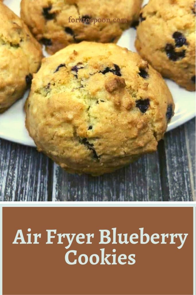 Air Fryer Blueberry Cookies