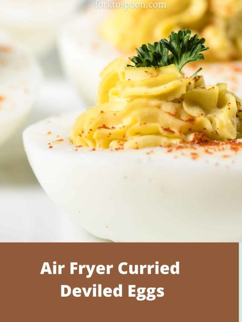 Air Fryer Deviled Eggs - Fork To Spoon