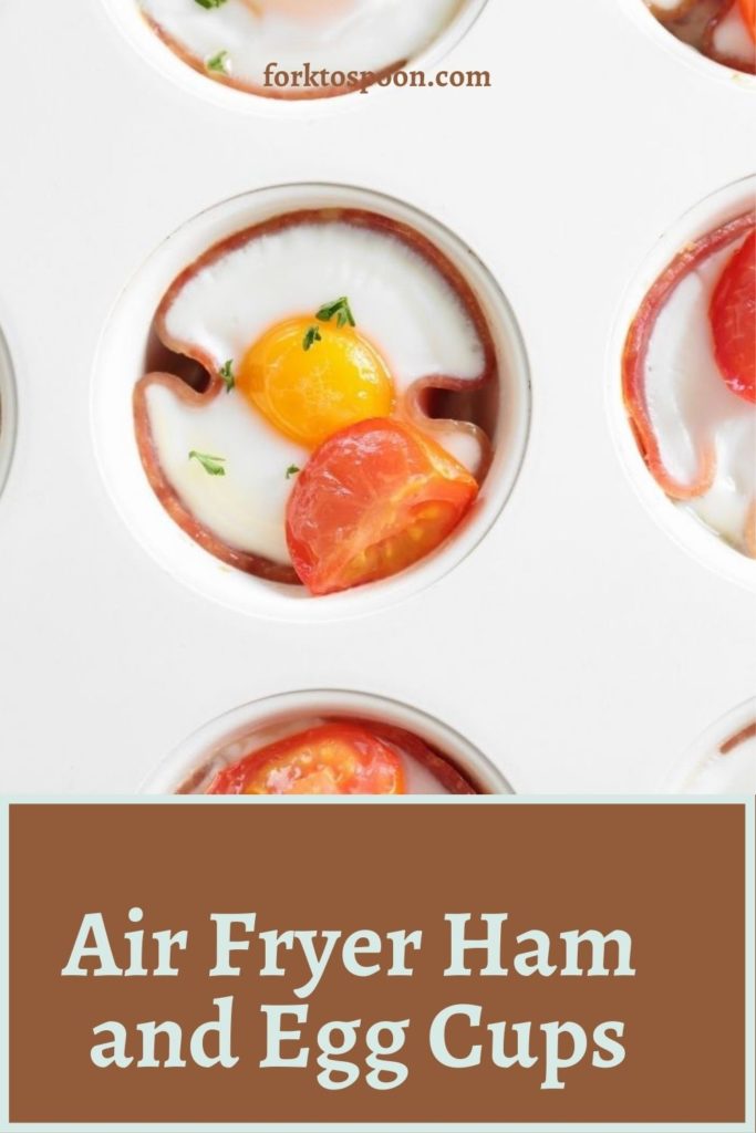 Air Fryer Ham and Egg Cups