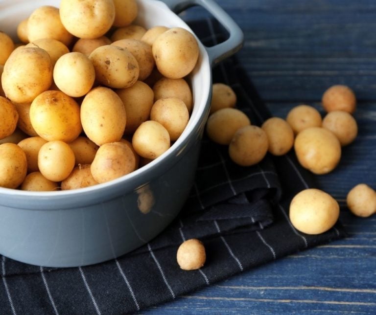Air Fryer Foil Potatoes Fork To Spoon
