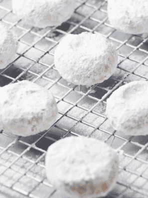 Air Fryer Homemade Kourabiedes (Greek Sugar Cookies)