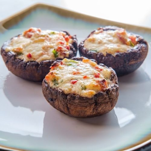 Air Fryer Italian Stuffed Mushrooms - Fork To Spoon