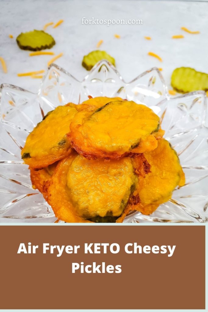 Air Fryer KETO Cheesy Pickles