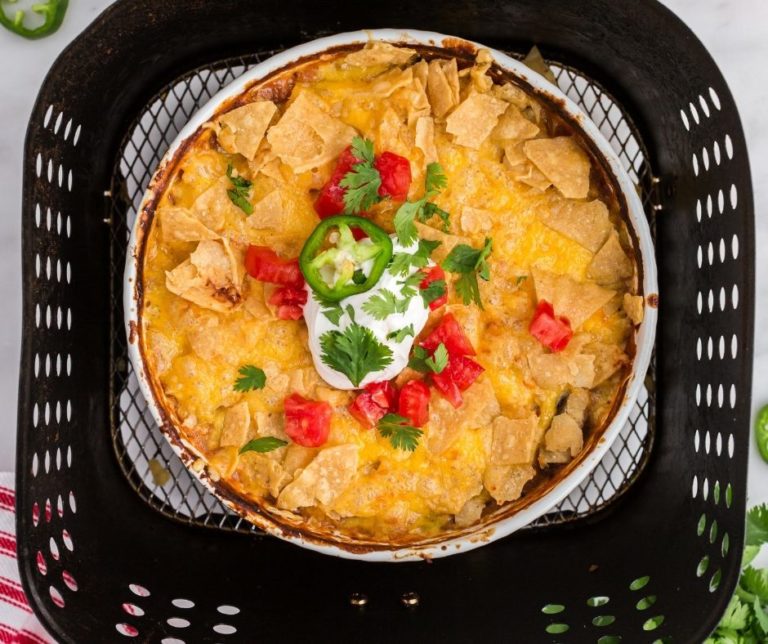 Air Fryer Mexican Chicken Casserole - Fork To Spoon