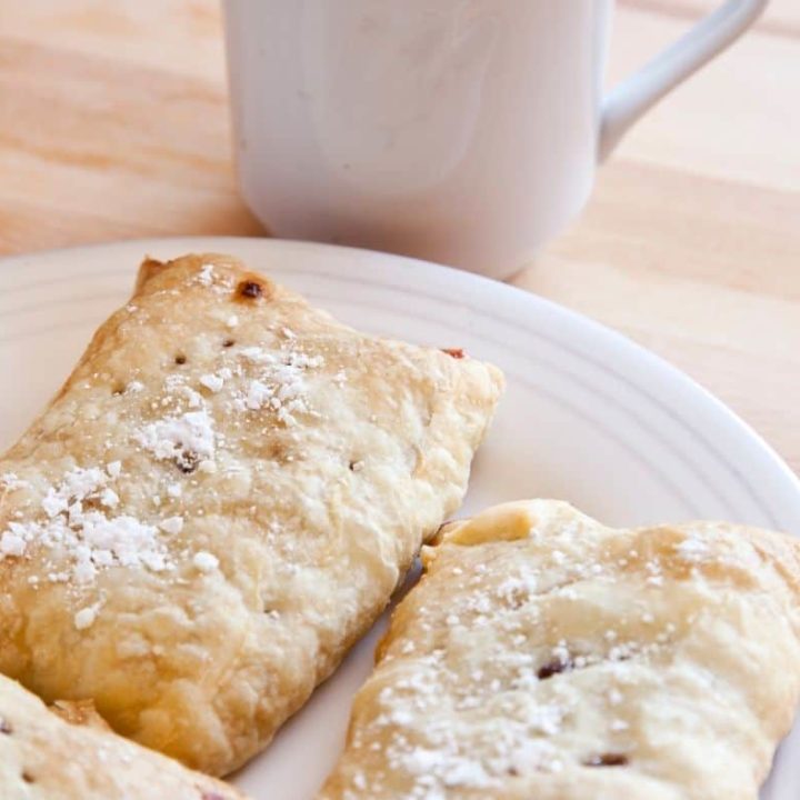 Air Fryer Nutella Puff Pastry Bites Fork To Spoon