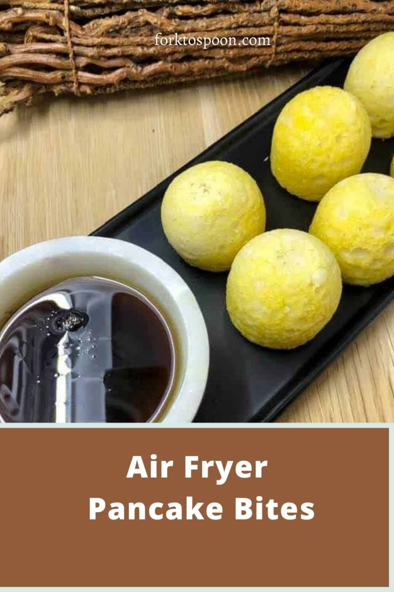 Air Fryer Pancake Bites Fork To Spoon