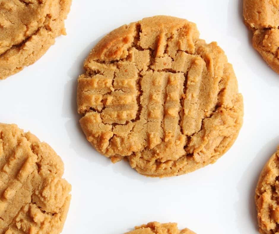 Air Fryer Peanut Butter Cookies