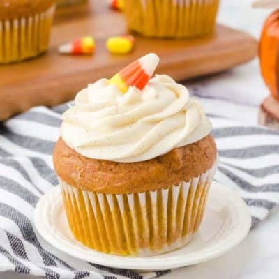 Air Fryer Pumpkin Spice Cupcakes