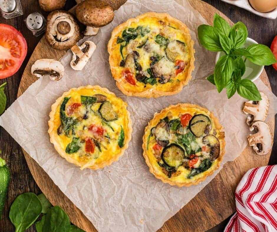 Air Fryer Quiche Primavera