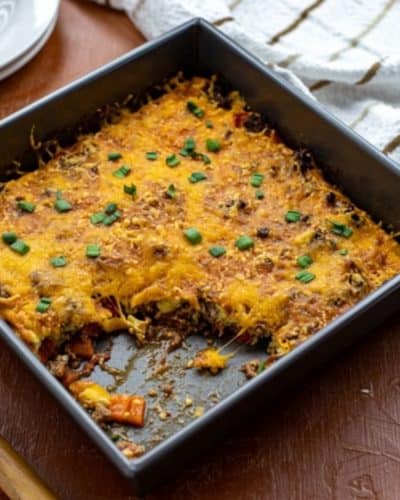 Air Fryer Taco Casserole