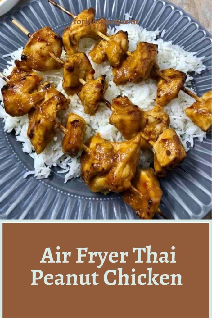 Air Fryer Thai Peanut Chicken