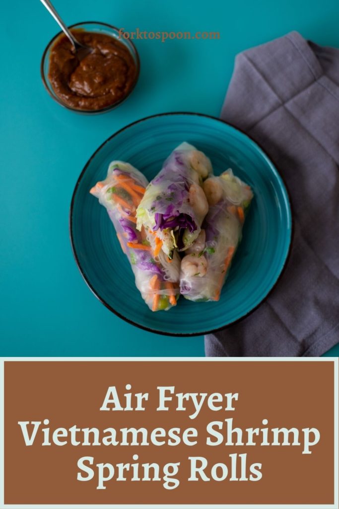 Air Fryer Vietnamese Shrimp Spring Rolls