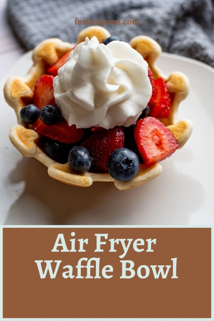 Air Fryer Waffle Bowl