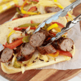 Easy Air Fryer Sausage, Peppers, and Onions