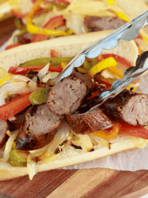 Easy Air Fryer Sausage, Peppers, and Onions
