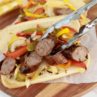 Easy Air Fryer Sausage, Peppers, and Onions