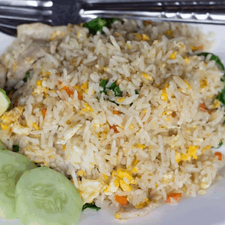 Instant Pot in action: Pork fried rice cooking under high pressure in the Instant Pot