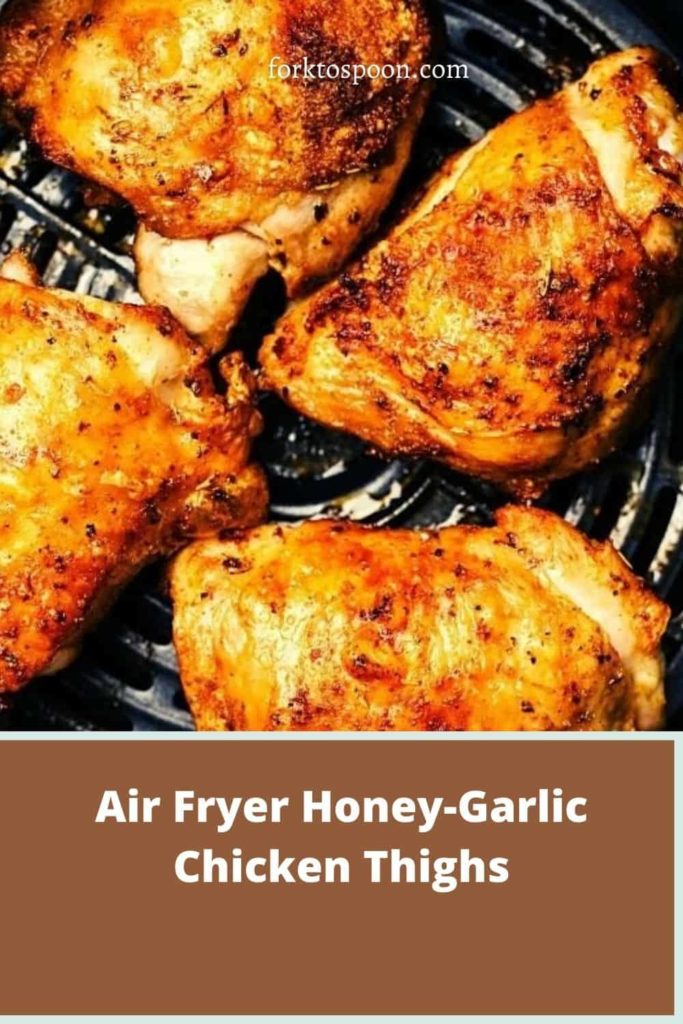 Air Fryer Honey-Garlic Chicken Thighs