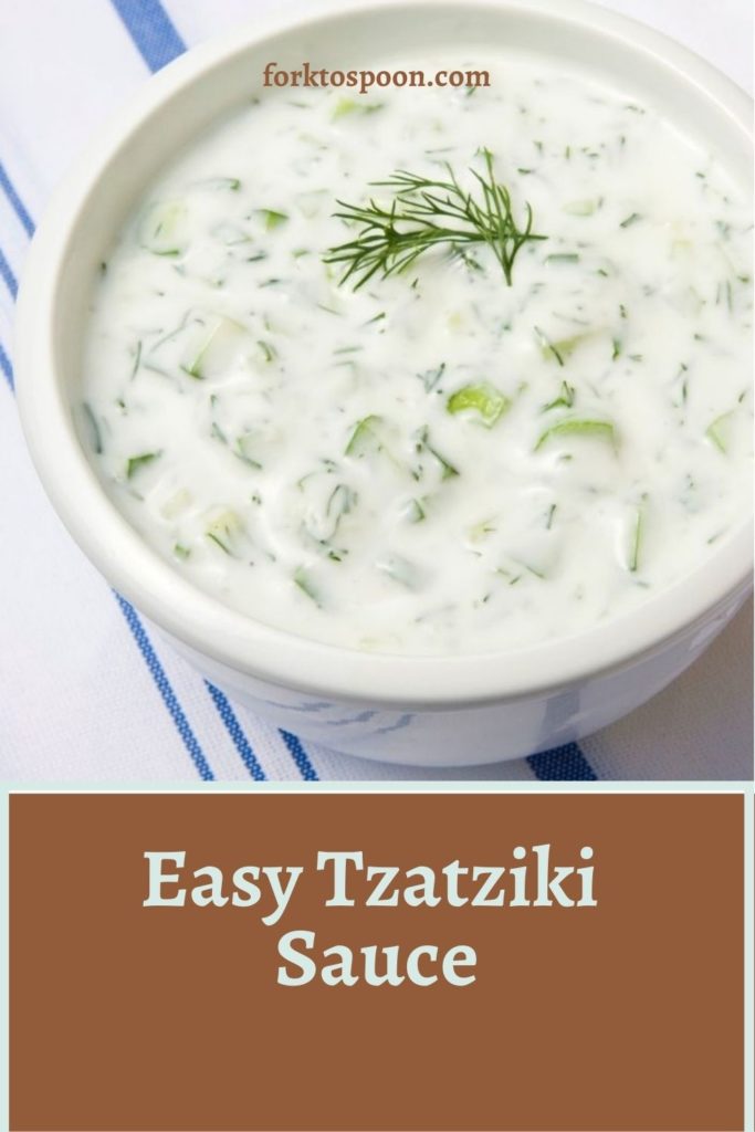Easy Tzatziki Sauce