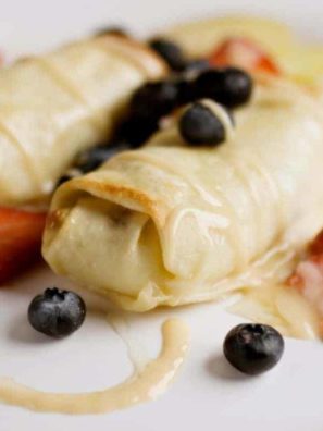 How to Make Frozen Blueberry Blintzes in the Air Fryer
