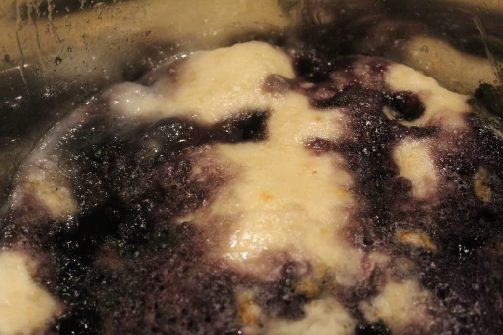 Instant Pot Blueberry Cobbler