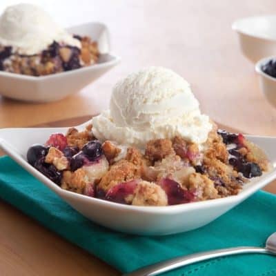 Instant Pot Blueberry Cobbler