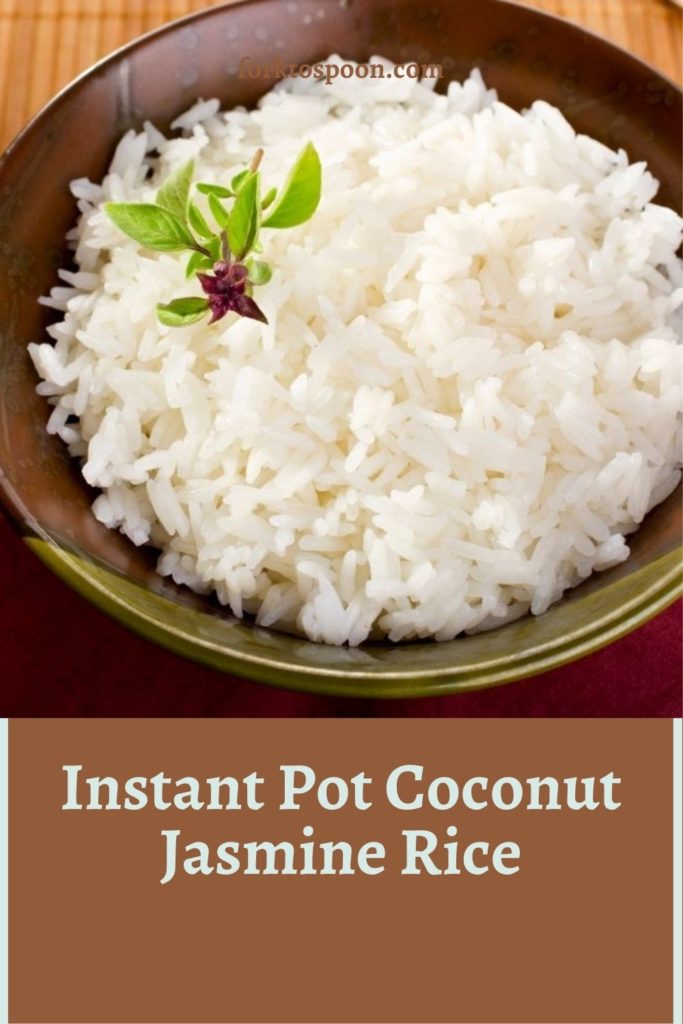 Instant Pot Coconut Jasmine Rice