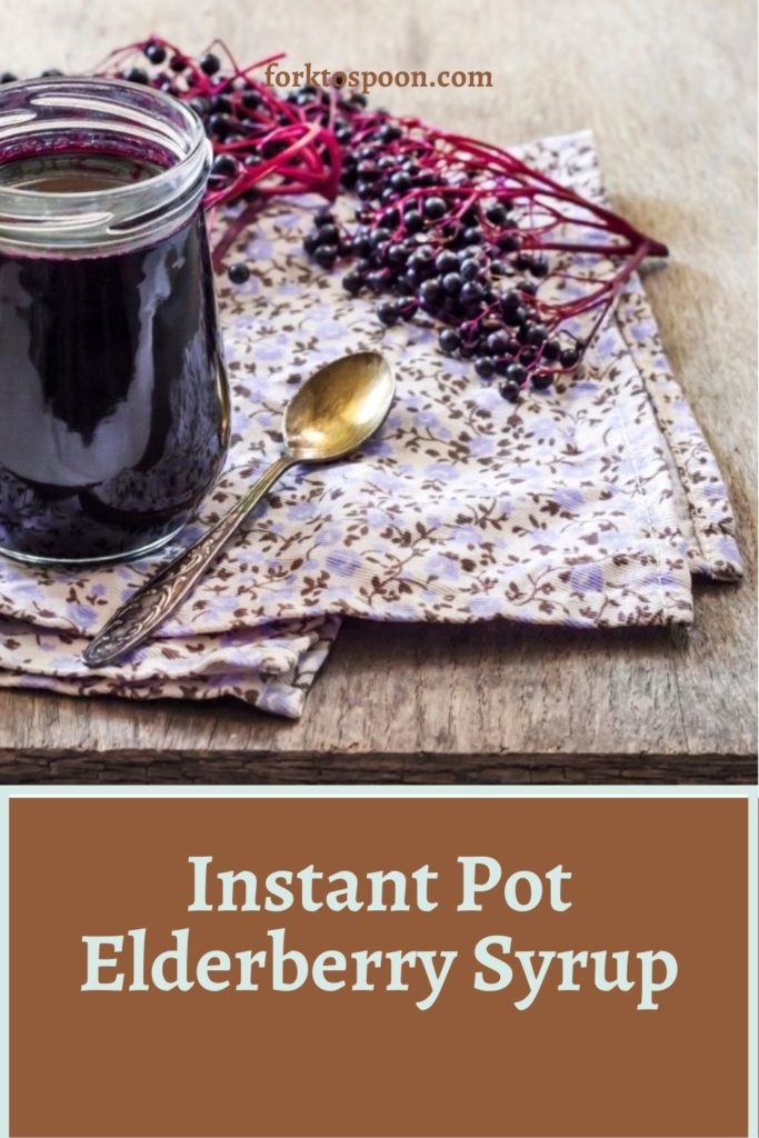 Instant Pot Elderberry Syrup