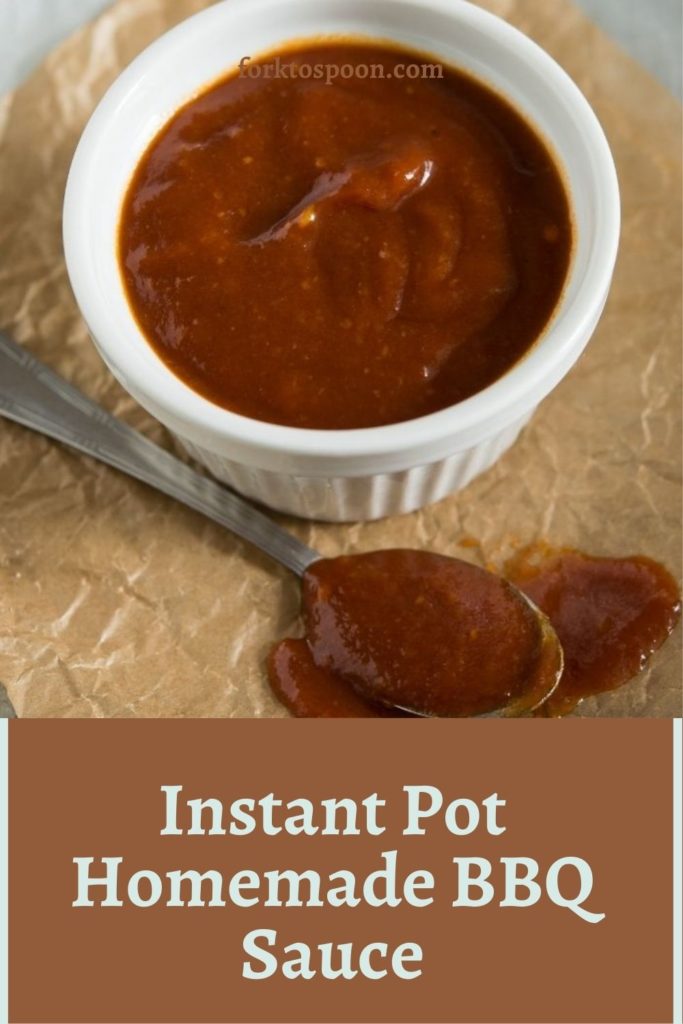 Instant Pot Homemade BBQ Sauce