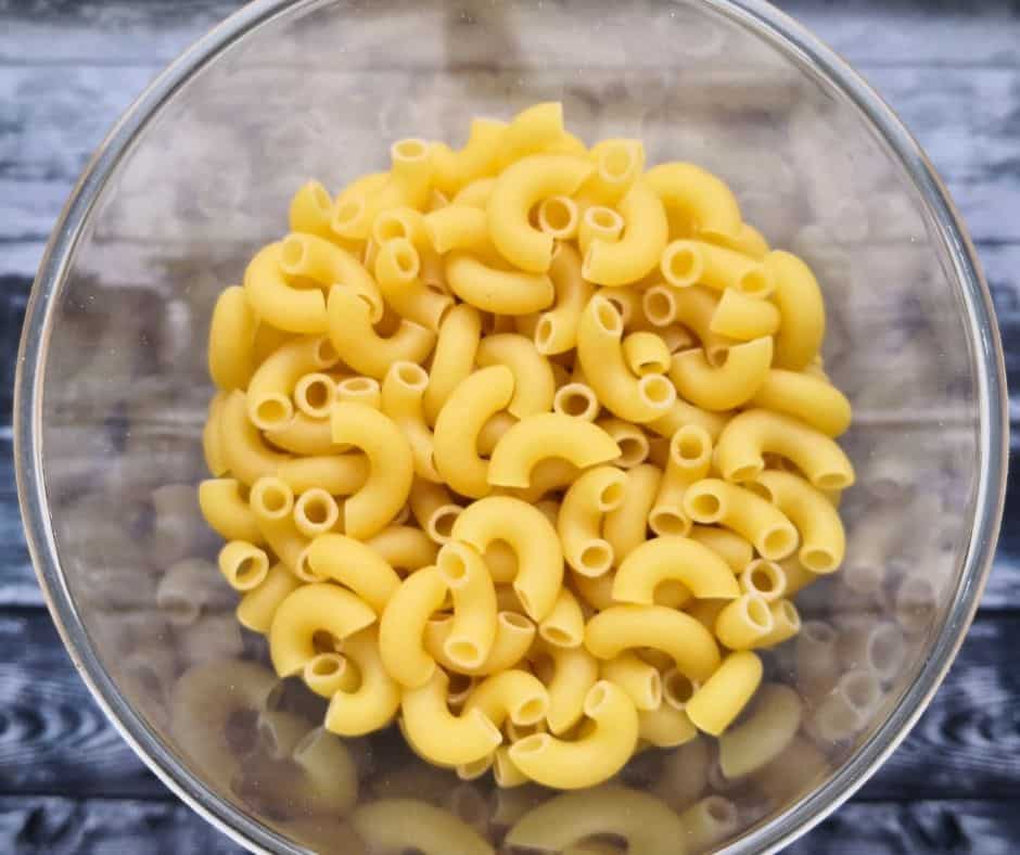 Ingredients Needed For Copy Cat Panera Mac N Cheese In the Instant Pot