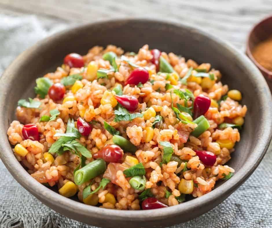 Instant Pot Mexican Rice in bowl